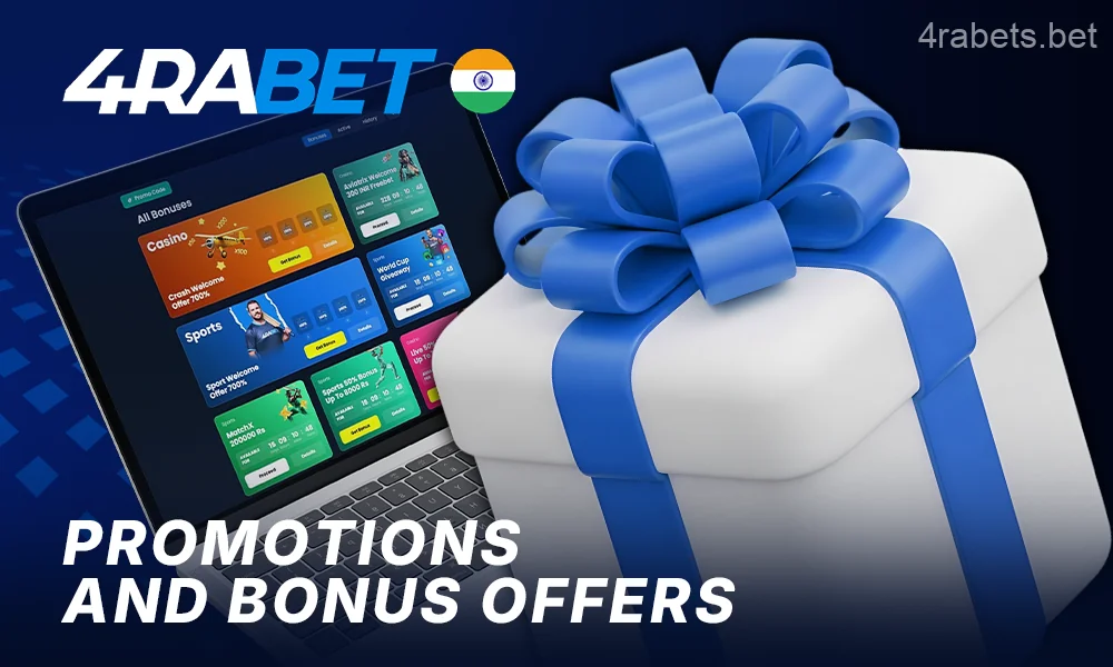Bonuses for Indian Players at 4Rabet